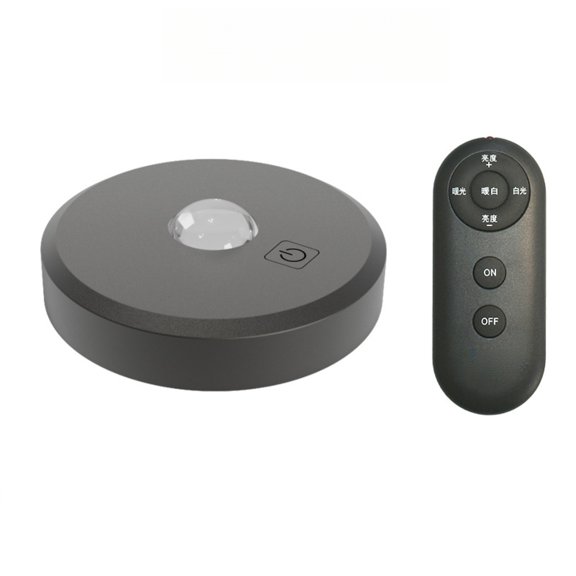 Wireless LED under cabinet lights, rechargeable remote control spotlight for display/closet lighting