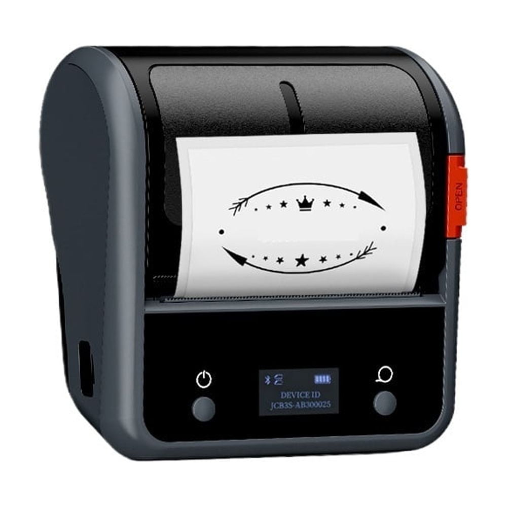 Wireless Label Printer 3 Inch Thermal Business Jewelry Barcode Sticker Maker ,Fast-Drying Ink with Crisp Output