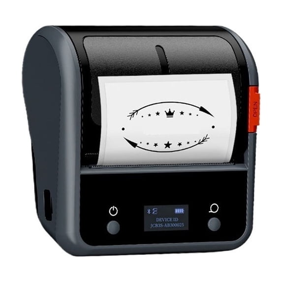 Wireless Label Printer 3 Inch Thermal Business Jewelry Barcode Sticker Maker ,Fast-Drying Ink with Crisp Output