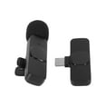 Wireless Lavalier Lapel Microphone Noise Canceling USB Type C Auto Sync