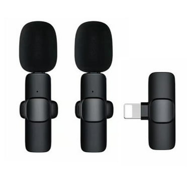 Wireless Lavalier Lapel Microphone - Professional Video Recording Lav Mic, For Interview Vlog Livestream & Podcast,2pack,Lightning，G179587