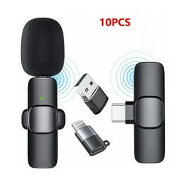 Plug-Play Clip-on Wireless Microphone for iPhone/iPad 