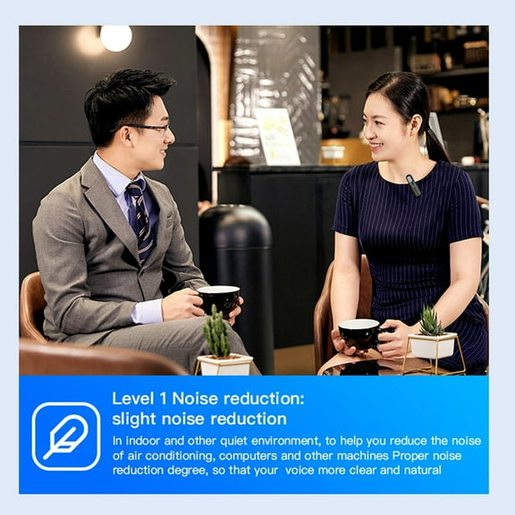 Wireless Lavalier Microphone with Charger Box, Noise Reduction Mini Tie Lapel Recording Mic, Low Latency, 30M Transmission, Plug and Play, for Live Broadcast Video Recording