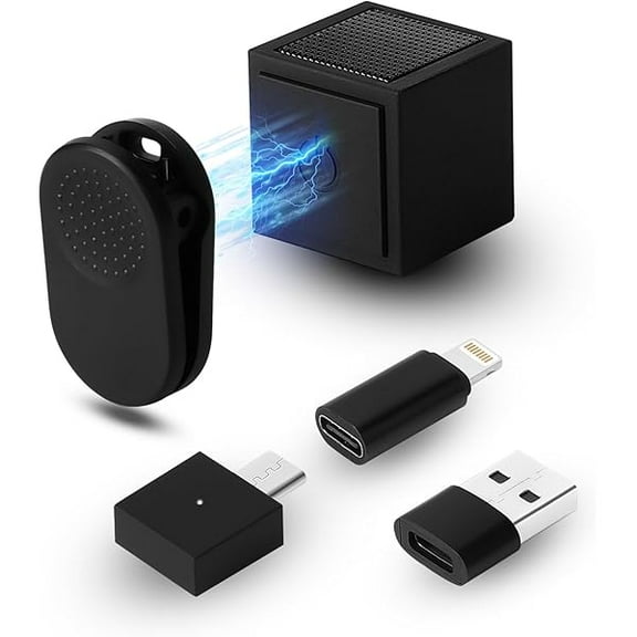 Wireless Lavalier Microphone, Ultra-Compact Design Wireless Mini Mic for iPhone/Pro/iPad/Android/PC/Windows/MAC, Bluetooth Microphone, Clip on Mic for Tiktok, YouTube, Video Recording, Zoom