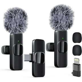 Boyun Daj Pro Noise Canceling Mic (100Hz), Wireless Lavalier Microphone for iPhone Android, Plug & Play for Recording, Podcast, TikTok