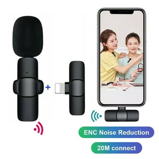 4-Piece Mini Microphone Tiny Microphone Mini Mic for Recording Voice and  Singing on iPhone, Android Phones or Tablet, Metal, with 113 cm Cord, 3.5  mm