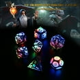 thumbnail image 1 of Wireless Light up LED Dice Set of 7,USB Rechargeable Light Up DND Dice with Charging Box, Multi Sided Electronic Luminescent Dice Ornament for Dragons Role Playing Dice Tabletop Games, 1 of 5