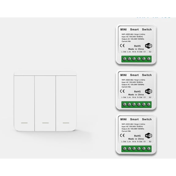 Wireless Light Switch Kit: Voice Control, Easy Install & Wireless