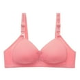 thumbnail image 1 of Wireless Lightly Lined Comfort Bra Push Up Comfort Underwire Bra T Shirt Bra Padded Bralette Wireless Bras, 1 of 7