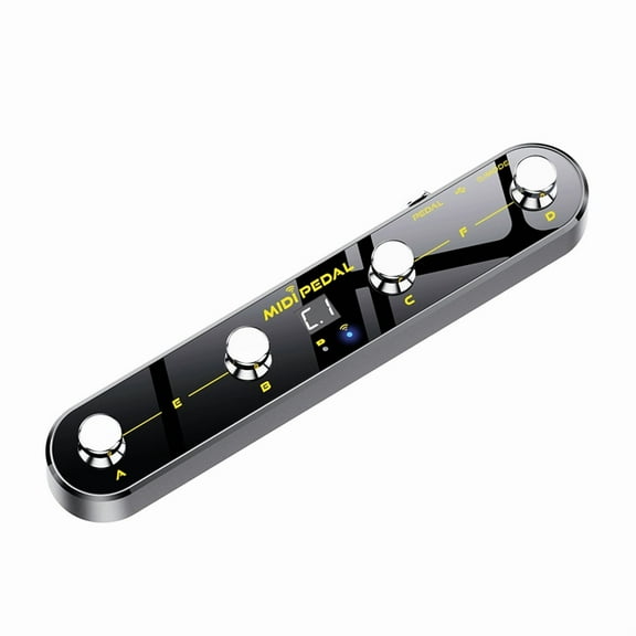 Wireless MIDI Control Pedal Sound Mode Switching Four Step Nail Pedal Smart Guitar Pedal for Electric Guitar