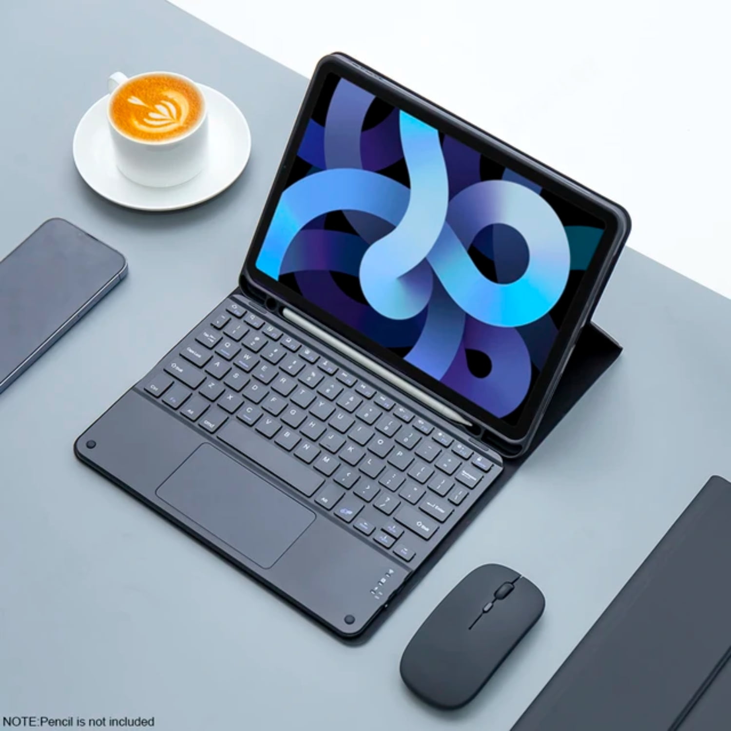 Wireless Magic Keyboard with Sleek Design for 9th Generation iPads