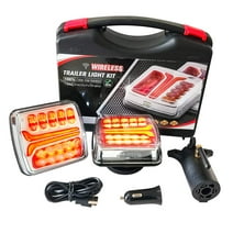 Wireless Magnetic Tow Light Kit, Rechargeable Battery Tow Trailer Lights Kit for Trailers, Trucks, Campers,and Boats