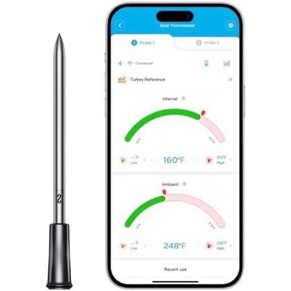 Wireless Meat Thermometer Probe Number 2 Replacement for Model H5192$$Home Decor, Kitchen, & Other