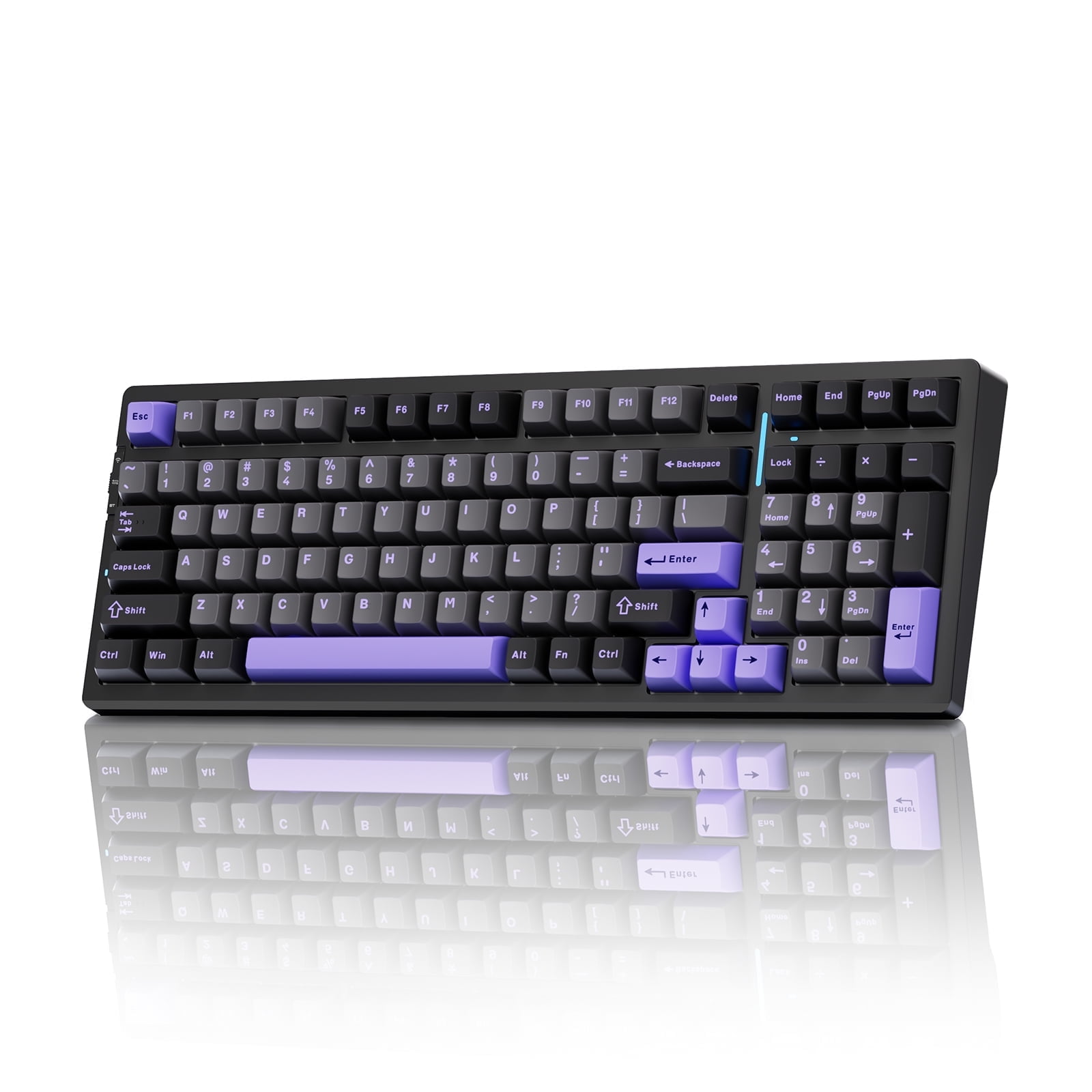 MCHOSE G98 Pro Wireless Mechanical Keyboard, Bluetooth 5.0/2.4GHz/USB-C Hot Swappable Custom Keyboard, Gasket Structure, Double Shot PBT Keycaps, RGB Backlit Gaming Keyboard