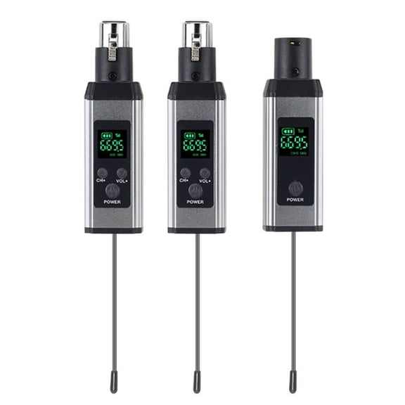 Wireless Microphone Converter Microphone Transmitter Receiver XLR Microphone Wireless System for Dynamic Microphone B
