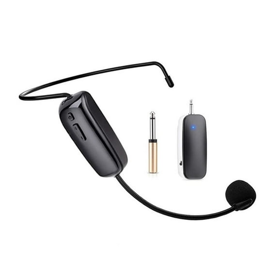 Wireless Microphone Headset UHF Handheld Loudspeaker Set Handsfree Megaphone Voice Amplifier Teacher Microphones