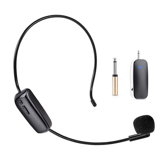 Wireless Microphone Headset UHF Voice Amplifier Headset for Stage Speakers Teacher Use
