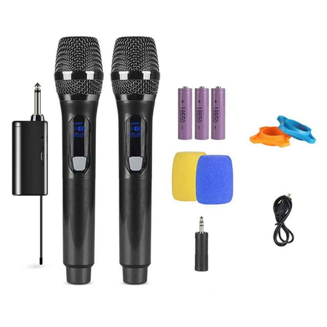 Wireless Microphone Metal Dynamic Microphone System with Rechargeable