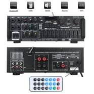 Home Stereo Amplifier Receiver , 1200W Audio Power Amplifier 2Channel ...