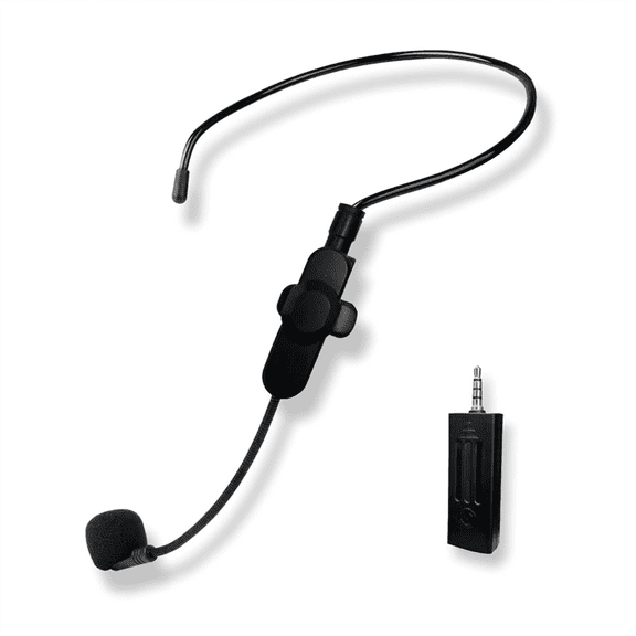 Wireless Microphone Set 2.4G Dual Wireless Headset Mini Portable Microphone Suitable for Karaoke Single Microphone