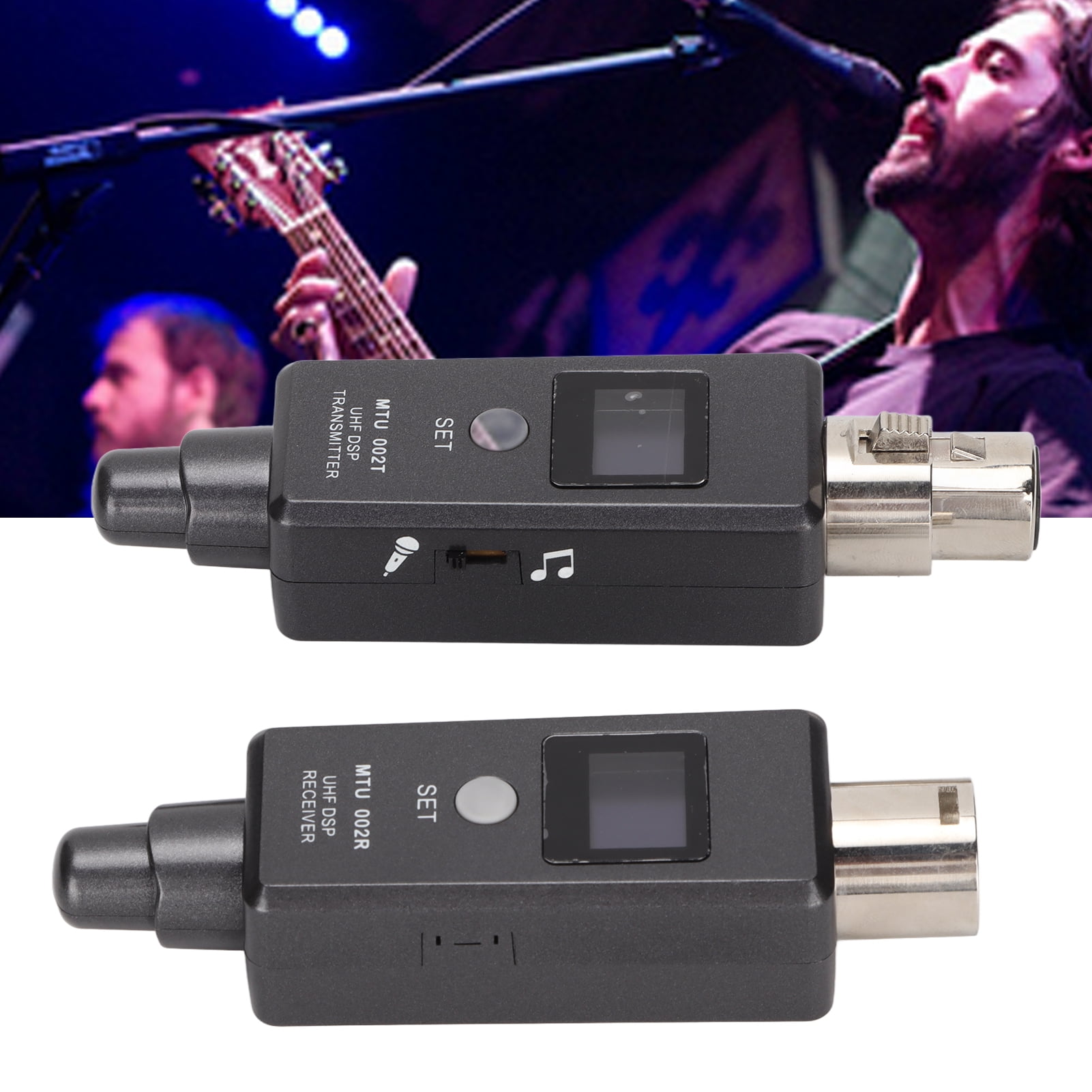Wireless Microphone System, Wireless XLR Transmitter And Receiver Mic