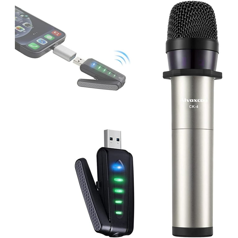 Wireless Microphone for iPhone Computer Zoom Meeting Classroom Teaching Livestream