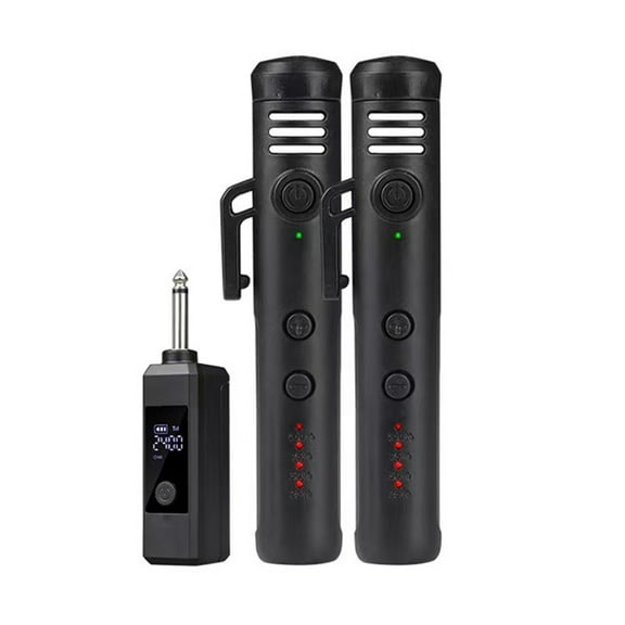 Wireless Microphone with 3.5mm Converter Adapter Neck-Hanging Teaching Microphone Outdoor Live Broadcast Microphone