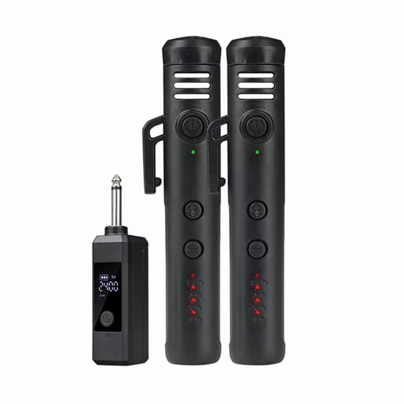 Wireless Microphone with 3.5mm Converter Adapter Neck-Hanging Teaching Microphone Outdoor Live Broadcast Microphone