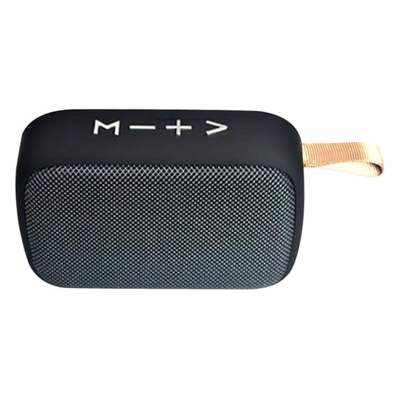 Wireless Mini Bluetooth Speaker with Lanyard, Portable Outdoor Waterproof U Disk & Card Playback, Clear Sound, Compact Design Gray