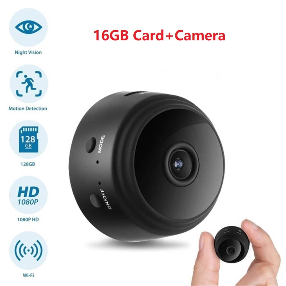Wireless Mini Camera with Night Vision and Wide Angle, 1080P HD WiFi ...