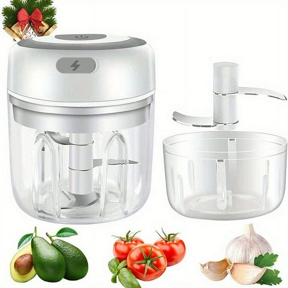 Wireless Mini Electric Garlic Masher - Effortlessly Mash And Chop ...