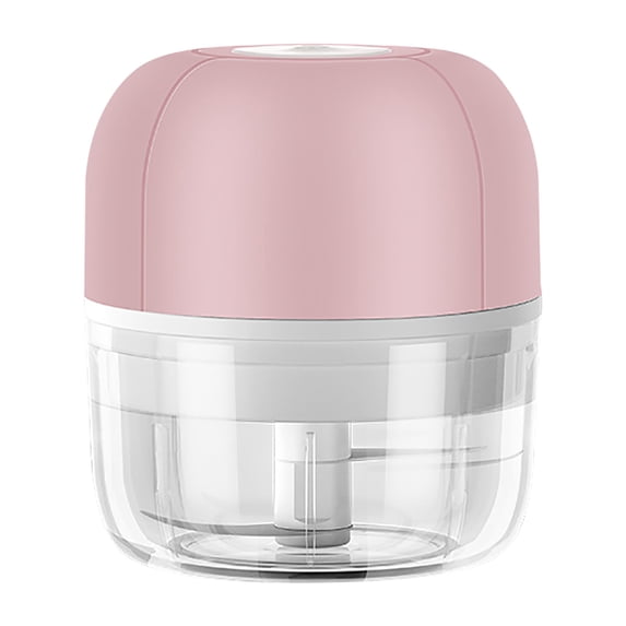 Wireless Mini Food Chopper, Electric Garlic Chopper, Portable Veggie Chopper, Small Food Processor, USB-Charged, Multi-Purpose Blender for Ginger, Chili, Fruit, Meat