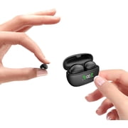Wireless Mini Invisible Earbuds - Hidden for Work, Bluetooth Micro Tiny Earbuds for Small Ears, Discreet Low Profile Spy Earpiece