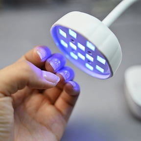 Wireless Mini LED Nail Lamp with Auto-Sensing and 360Adjustable Gooseneck for Gel Nail Polish Curing - Perfect DIY Manicure Gift for Nail Salons and Home Use