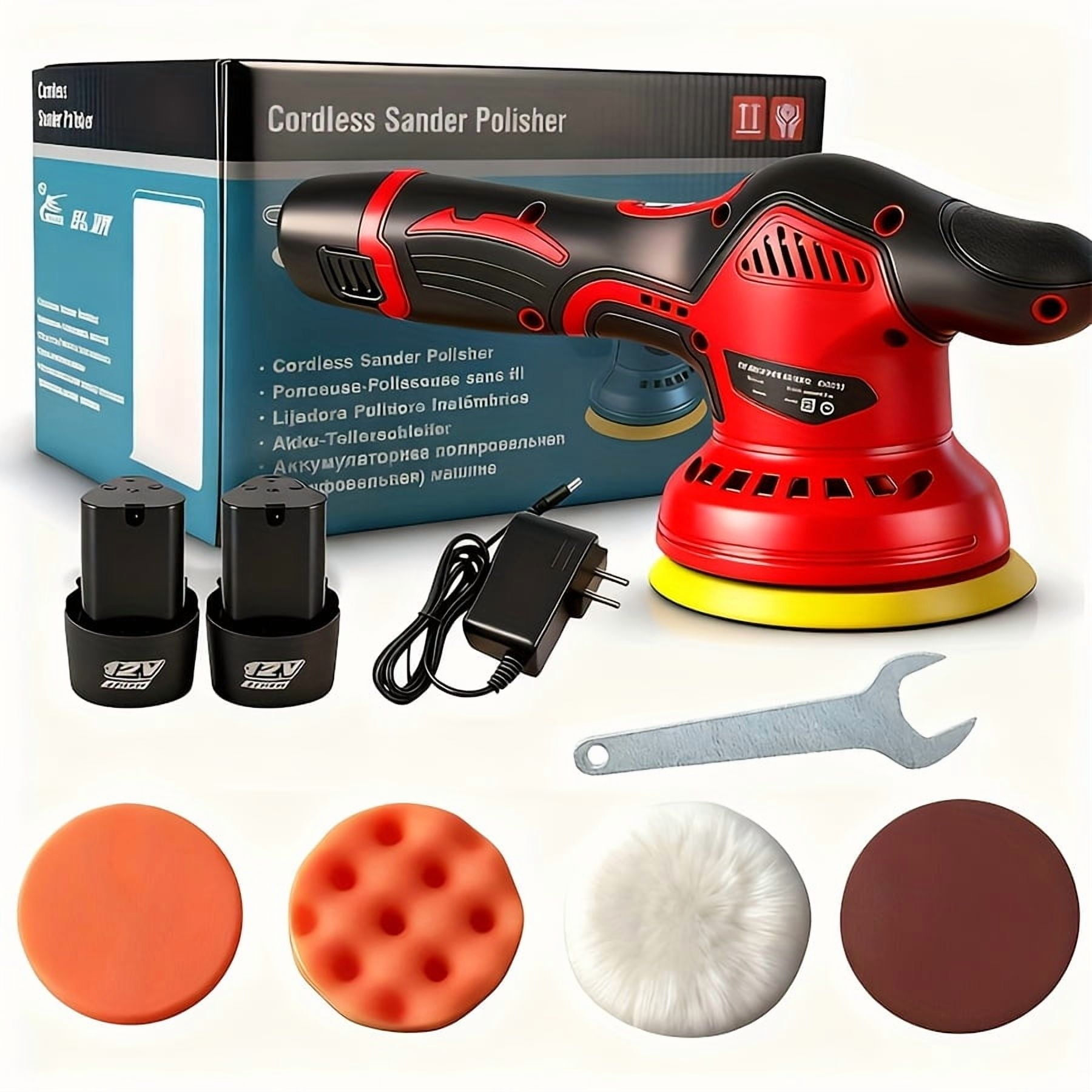 Wireless Mini Polisher with 6 Adjustable Speeds - Rechargeable ...