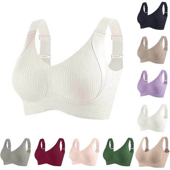 Wireless Minimizer Bra Full Coverage Seamless Comfort No Underwire Everyday Support