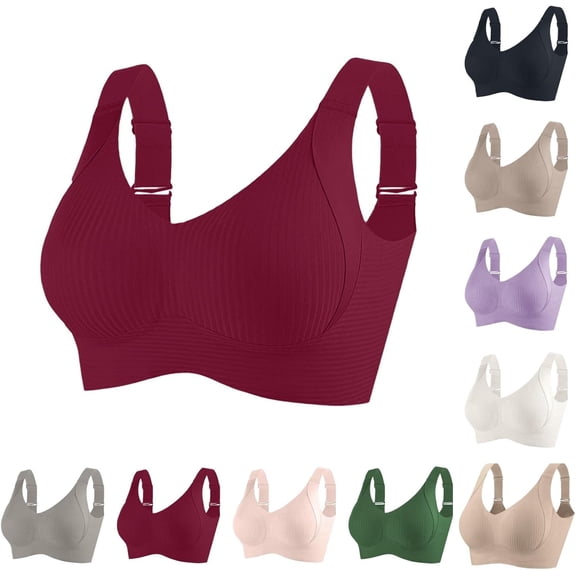 Wireless Minimizer Bra Full Coverage Seamless Comfort No Underwire Everyday Support