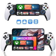 Wireless Mobile Gaming Controller for IOS/Android/Switch/OLED/Switch 2, Phone Game Controller for Xbox/Steam/GeForce Now/MFi Apple Arcade/, Controller with Hall Effect Joystick/RGB