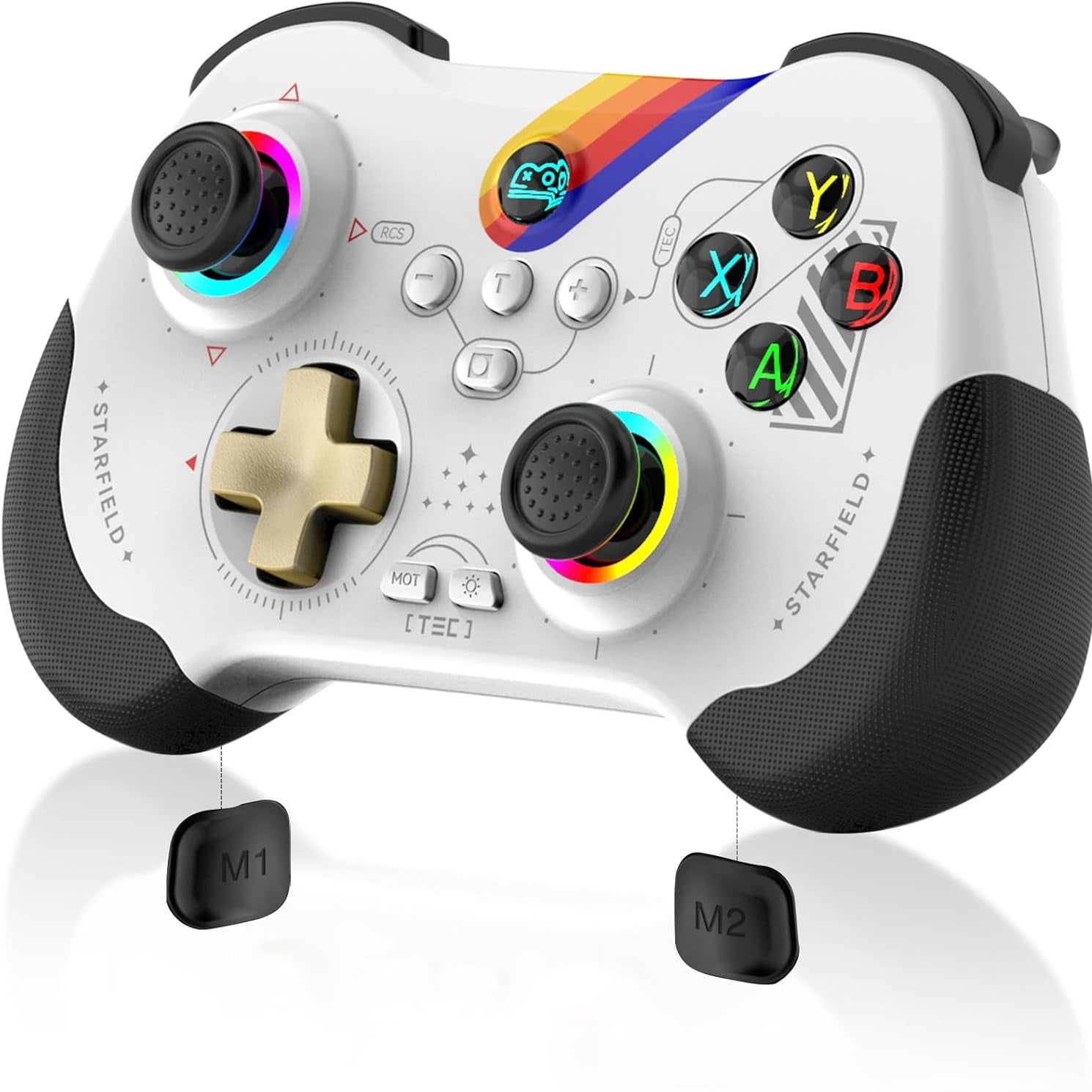 Wireless Gaming Controller Compatible with iPhone/iPad/Tablet, Joystick ...