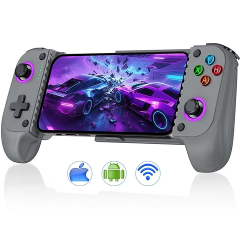 QQV Wireless Mobile Gaming Controller, Compatible with Android & iOS Phones