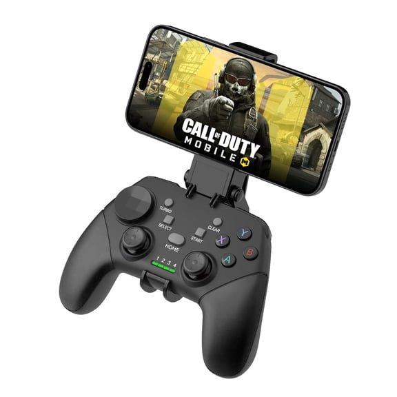 Wireless Mobile Gaming Controller for iPhone, Android, iPad, Tablet, PC, Phone with Clip Supports Cloud Game, COD Mobile, Genshin Immpact, Remote Player Gamepad