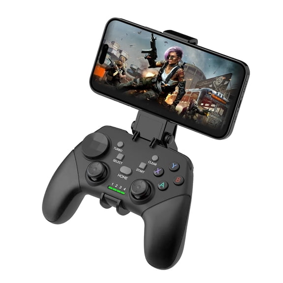 Wireless Mobile Gaming Controller for iPhone, Android, iPad, Tablet, PC, Phone Controller with Phone Clip Supports Cloud Game, COD Mobile, Genshin Immpact, Remote Player Gamepad