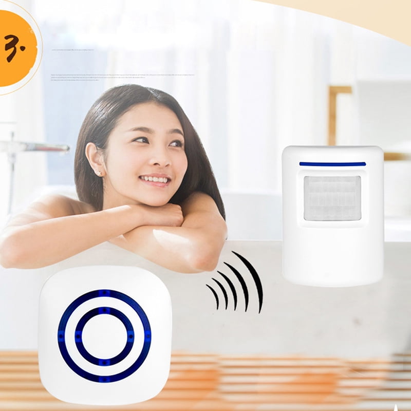 Wireless Motion Sensor Detector Gate Entry Door Bell Chime Alert Alarm