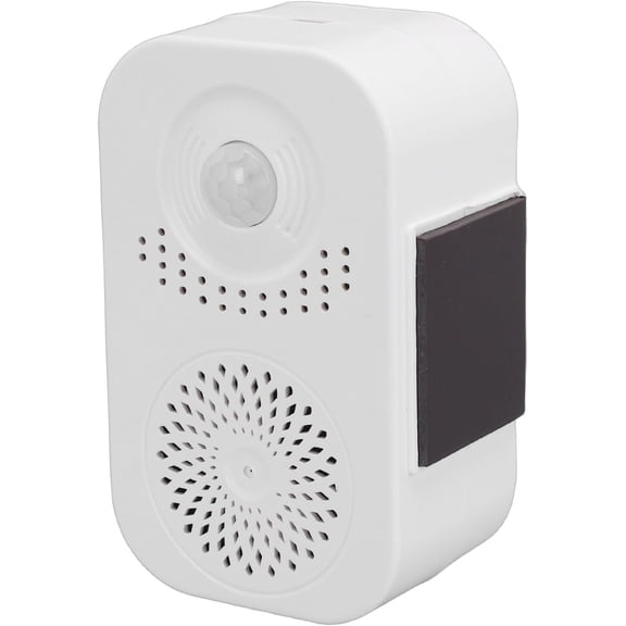 Wireless Motion Sensor Doorbell with Customizable Voice Recording, Entry Alert Chime for Shop