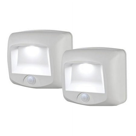 Wireless Motion Sensor LED Step and Stair Lighting - Mr. Beams 2 Pack White