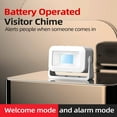 thumbnail image 1 of Wireless Motion Sensor Alarm Battery Doorbell Siren 130dB Welcome Alert for Store Entry Home Jsieem, 1 of 11