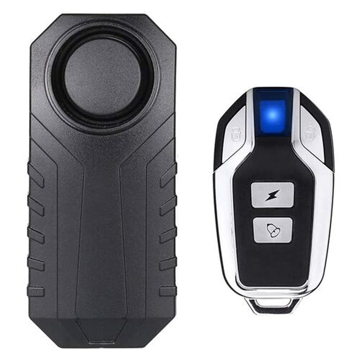 Wireless Motorcycle Bike Alarm, Anti-Theft Alarm With Remote Control, Ip55 Waterproof, 113Db Super Loud (Black)