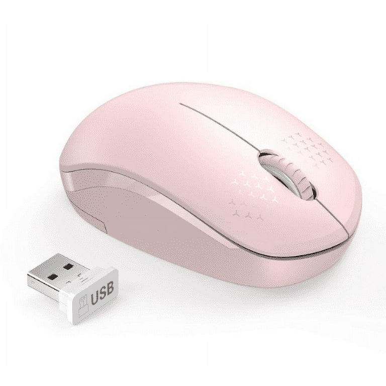 Wholesale Lot 10 Wireless PC Computer good Mouse, Pink 2.4 GHZ Brand New