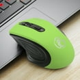 thumbnail image 1 of Wireless Mouse, 2.4G Silent Mouse, Cordless Mouse for Laptop, Pc, Desktop, Notebook, 1600DPI, Battery Operated, Compatible with XP, Windows Macbook,Gifts for Men Women(Green), 1 of 6