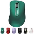 thumbnail image 1 of Wireless Mouse, 2.4GHz with USB Receiver, 1200 DPI Optical Tracking, 5 Buttons,Ambidextrous PC/Mac/Laptop -Blue, 1 of 11